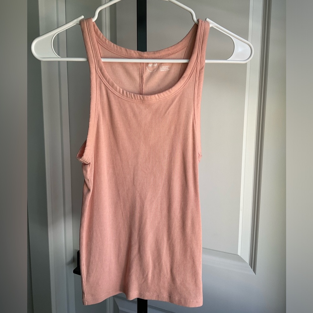 NWT Aerie Ribbed Tank Top In Blush